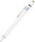 Stylus Activo Capacitivo Universal, bolígrafo de Pantalla táctil de Aluminio con Clips, reemplazo de S Pen, Stylus para Android Tableta de teléfono (Blanco)