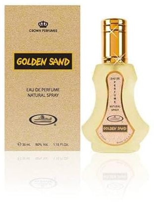 Golden Sand 35ml Eau de Parfum Spray - für HERREN & DAMEN - Vanille Amber Oud