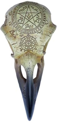 Alchemy Gothic Omega Raven Skull