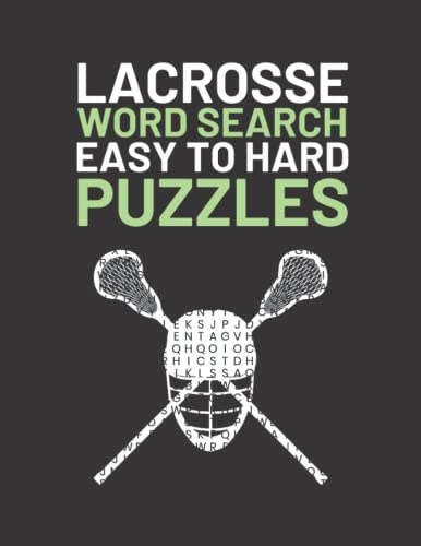 Lacrosse Word Search: Easy To Hard Word Find Puzzles About Lacrosse