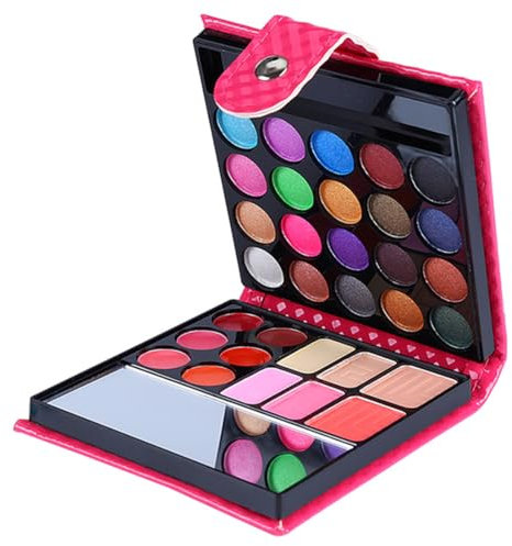 OUDQFCJ set palette 32 colori per makeup cosmetici professionali include rossetto ombretti lucidalabbra fard cipria fondotinta