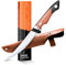 PURPLEBIRD Filetiermesser für Fisch 15 CM mit Scheide, 440C Edelstahl Fischmesser zum Schneiden von Fleisch mit Holzgriff, Filetiermesser Fisch Küche & Outdoor zum Fischen, Grillen für Männer