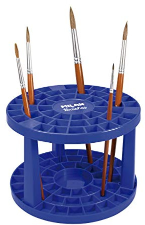 Milan 0400401 - Soporte para pinceles con 49 agujeros