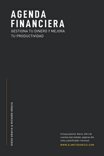 AGENDA FINANCIERA: Gestiona tu dinero y mejora tu productividad. Incluye planner diario, libro de cuentas tipo kakebo, páginas día vista y planificador mensual.