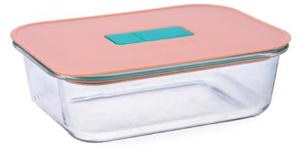 Luminarc Joy Récipient hermétique en verre 20 x 15 x 7 cm - 104 cl