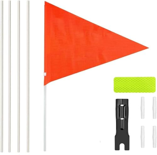 Fahrradfahne,150 cm Fahrrad Wimpel,Fahrrad fähnchen,Roller Fahrrad Wimpel Fahne,Street Buddy Fahne,Verstellbare Kinderfahrradfahne,Kinderfahrrad Sicherheitswimpel