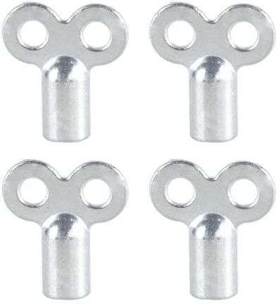 4 pièces/ensemble de clés de purge de radiateur HVAC Outil d'entretien adapté pour un chauffage silencieux et efficace Solution de réduction du bruit