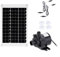 CWOQOCW Brushless Solar Springbrunnenpumpe 50W 12V 350L/H Geräuschloses Tauchwasser-Kit mit Solarpanel für Außenteich