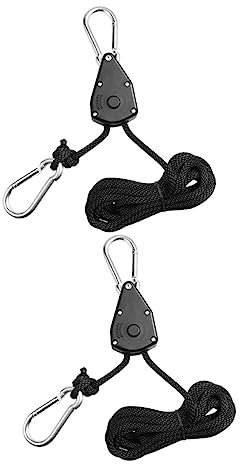 VANZACK 2 Pièces Élingues de Levage Réglables pour Culture Corde de Croissant Pratique Robuste Crochets pour Accessoires de Jardin