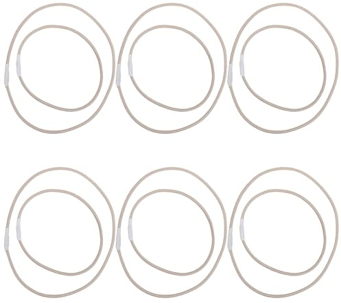 GARIOUANS 12 Pezzi 12 Pezzi Elastici di Ricambio in Gomma per Supporto Antiurto Microfono, Anelli Antivibrazione Piccoli per Clip Microfono, Accessori per Registrazione e Podcasting