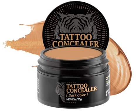 Corrector Corporal De Cobertura Total De 20 G - Maquillaje Impermeable Para Cubrir Tatuajes Para Cicatrices, Moretones, Vitíligo | Crema De Camuflaje Para La Piel De Larga Duración A Prueba De Sudor P