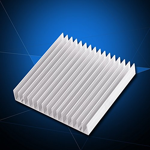 Disipador De Calor De Aluminio 100 X 100 X 18Mm Buena Aleta De Enfriamiento Radiador De Calor Con Alta Conductividad Térmica Para Dispositivos Electrónicos