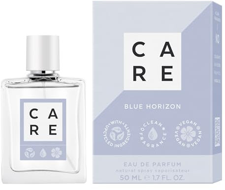 CARE® Blue Horizon | Eau de Parfum: Floral - maritim - fruchtig - der neue nachhaltige Duft mit Upcycling-Cypress | EDP 50ml