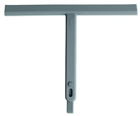 Kela Baño Toni, Rasqueta Silicona, Gris Oscuro, 21,5 x 25,5 x 2,0 cm