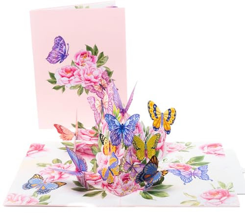 Premium Handmade Inkl. Umschlag | Pop Up Karte, Geburtstagskarte Pop Up, Mama, Mädchen | 3D Geburtstagskarten Pop Up für Frau, Freundin & Mutter (Genesungskarte, Gute Besserung, Danke, Frauen)