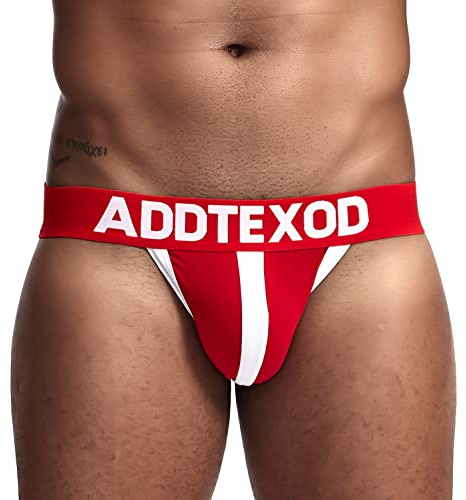 Casey Kevin Jockstrap Hombre Deportivo Suspensorio Tanga Sexy con Tiro Bajo Calzoncillos Elástica Ropa Interior Gay