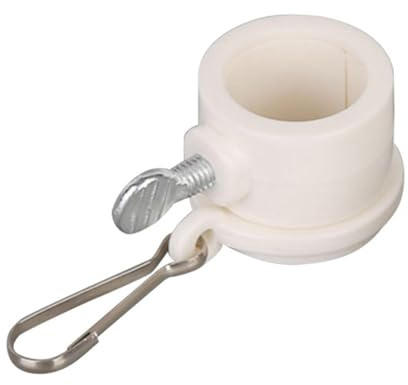 Anelli di montaggio per asta della bandiera, 2 pezzi, ganci girevoli per bandiera, anti avvolgimento, clip rotanti a 360° per asta della bandiera girevole anti avvolgimento