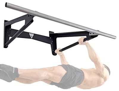 PULLUP & DIP - Barra de Muscle-Up de Pared para Exterior e Interior | Calistenia | Barra de Dominadas Inoxidable Resistente al Clima para Front Lever, Back Lever y Home Gym