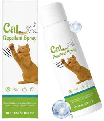 Generico Spray Antigatto – Repellente Naturale 100ml, Nell'addestramento Anti-graffio | Correzione Comportamentale per Cuccioli E Gattini | Protegge Divani, Tappeti, Poltrone, Moquette, Piante,