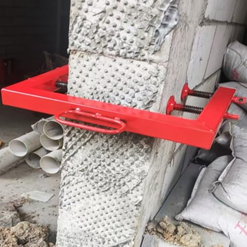 Abrazaderas de haz de protección contra caídas, anclaje vertical u horizontal de acero resistente con anillo para vigas de 3.9 a 15.7 pulgadas
