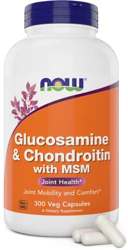 Now Glucosamine & Chondroitin with MSM, 300 Capsules