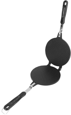 Macchina per Waffle da 6,8 Pollici, Padella per Tortilla, Macchina per Coni per Cialde Antiaderente, Piastra per Pancake Antiaderente per Rotoli di Uova, Macchina per Cono Gelato