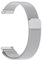 Amzpas Armband für Garmin Vivoactive 5 Armband/Vivoactive 3/Vivomove 3/HR/Luxe/Style Damen Herren,20mm Edelstahl Mesh Metall Ersatzarmbänder für Garmin Forerunner 55/245/645(Silber)