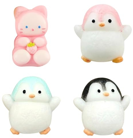 JSTHHTT 4 Pezzi Taba Squishy Kit, Squishi Zampa Di Gatto, Giocattolo Antistress, Squishy Giganti, Giocattoli Anti-Stress, Giocattoli Carini, Antistress Giocattolo Per Bambini E Adulti