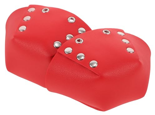 STOBAZA 2 pièces Couvre-Bout de Patins à roulettes PU Amovibles Couvre-Orteils Robustes avec Arrêts Amovibles Accessoires pour Patins Quad Hommes et Femmes