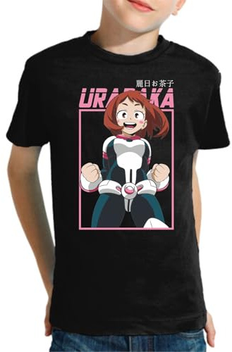 the Fan Tee Camiseta Infantil de Niño Niña Dibujos Animados My Hero Academia Deku Plus Ultra Boku no Hero Ochaco Uraraka 018 4 años