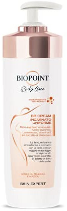 Biopoint - BB Cream Incarnato Uniforme, Crema Corpo Colorata, Uniforma il Tono Cutaneo, Azione Idratante e Antiossidante, Dona una Pelle Morbida e Luminosa, 200 ml