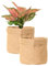 GreenEssence - Macetas Decorativas Interior y Exterior de Yute|2 unds| ø25x25 cms o ø22x22cms|Maceteros Grandes Exterior e Interior para Plantas|Cubremacetas para tiestos de plastico, Ceramica y Barro