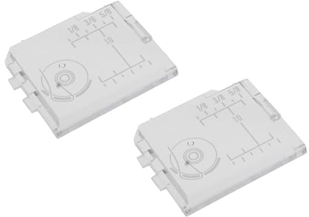 Bequilter 2PCS Bobbin Cover Plate Compatible with Janome, Kenmore, Elna, Viking Sewing Machines #750036001#750036012