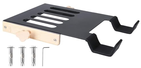 Supporto da parete per display per ciclismo, portabici da parete per garage, Portaoggetti da parete per ciclismo in acciaio, Portabiciclette con capacità di carico di 30 kg con ripiano organizzativo p
