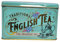 Traditional English Breakfast Tea 40 Teabags Blue Tin Box New English Teas Vintage Victorian Fine Breakfast Tea Caddy