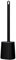 STARWAX - Double-Sided Silicone Toilet Brush - Easy Cleaning Even In Hard-To-Reach Areas - Quick To Dry and No Odour - Robust - Black