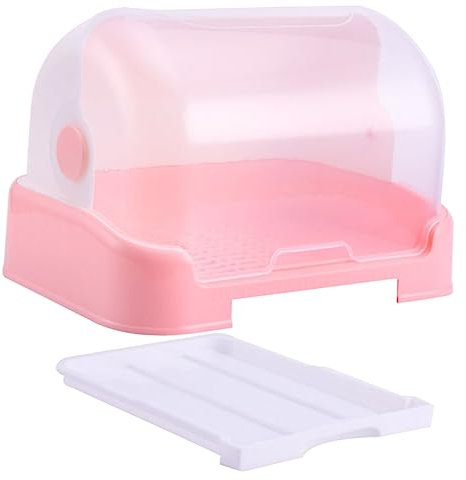BESTonZON Organisateur De Séchage pour Bouteilles avec Couvercle Et Plateau Collecteur Rangement Pratique pour Cuisine Et Allaitement Boîte De Stockage Multifonctionnelle