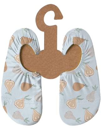 Slipstop Zapatos de playa para niños, antideslizantes, protección solar UPF 50+, Pears Blue, 21/23 EU