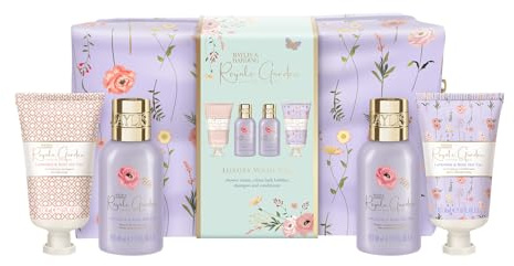 Baylis & Harding Royale Garden Lavender & Rosehip Tea Luxury Wash Bag Gift Set (Pack of 1) - Vegan Friendly