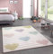 CARPETIA Kinderteppich Spielteppich Babyteppich Mädchen mit Herz rosa lila grün blau Größe 80x150 cm