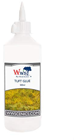 War World Scenics Pegamento para Mechones de Hierba Estática 500ml - Modelismo, Dioramas, Wargames