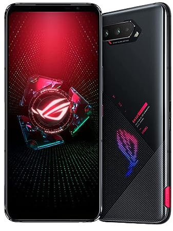 Asus ROG Phone 5s Noir (12 Go / 512 Go) Smartphone 5G-LTE Dual SIM - Snapdragon 888+ 8-Core 2.99 GHz - RAM 12 Go - 6.78 AMOLED Tactile 1080 x 2340-512 Go - NFC/Bluetooth 5.2-6000 mAh - Android 11