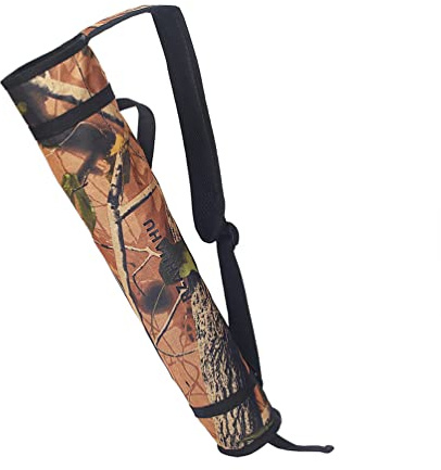 PengGengA Carquois de Flèche Adultes Dos Carquois Backpack avec Épaule Bandoulière Réglable pour Tir à l'arc (Camo, 49.5 * 8 * 8cm)