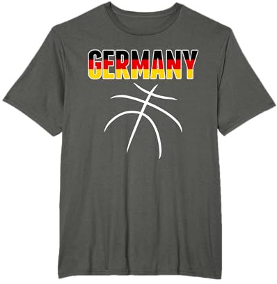 Deutschland Basketball Liebhaber Trikot - Deutschland Flagge Sommersport T-Shirt