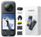 Insta360 X3 Ausdauer-Bundle - wasserdichte 360°-Actionkamera mit 1/2-Sensor, 5,7K 360°, 72MP 360°-Fotos, Stabilisierung, 2,29-Touchscreen, Vibrationsfeedback, KI-Bearbeitung, Live-Streaming