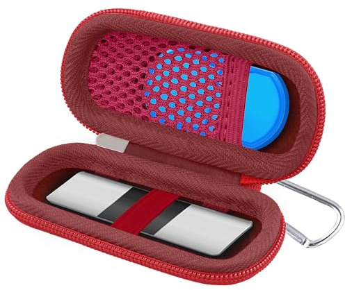 khanka Hartschalen-Ersatz für AliveCor Kardia Mobile EKG/KardiaMobile 6L EKG (Rot 2)