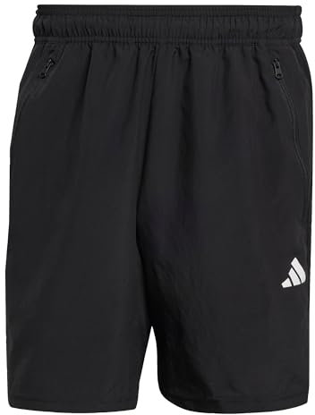 adidas Herren Train Essentials Woven Training Shorts, Black/White, M 5 inch
