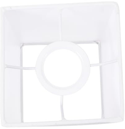 SEWOART Quadratischer Lampenschirm Weißem Für Tisch Wand Und Stehlampen Schützt Die Lampe Und Sorgt Für Sanftes Licht Für Wohnzimmer Und Schlafzimmer