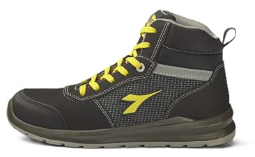 Diadora Utility Mixte Speedy Mid S3s Fo SR SC ESD MF Chaussure de Protection Incendie et de sécurité, Noir, 43 EU
