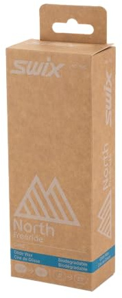 Swix North Speed Brick Cold Freeride Wax for Skis, Snowboards, Biodegradable, 180g Blue
